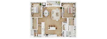 B6 Floor Plan at Lilia, Lilydale