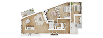 C1 Floor Plan at Lilia, Lilydale, MN