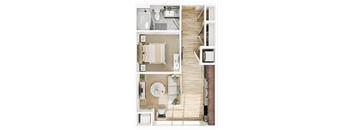 A1_D3 Floor Plan at The Mera, St Louis Park, MN 55426