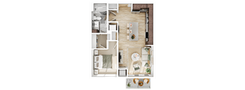 B3_D3 Floor Plan at The Mera, St Louis Park, MN