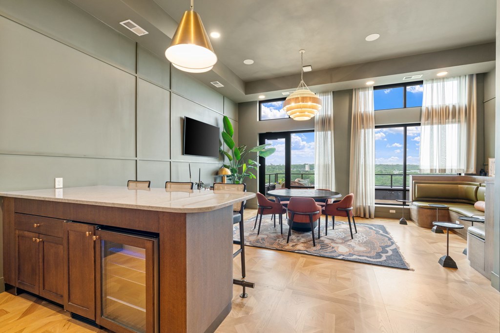 The Parlour, a reservable community room at Lilia in Lilydale, MN 55118