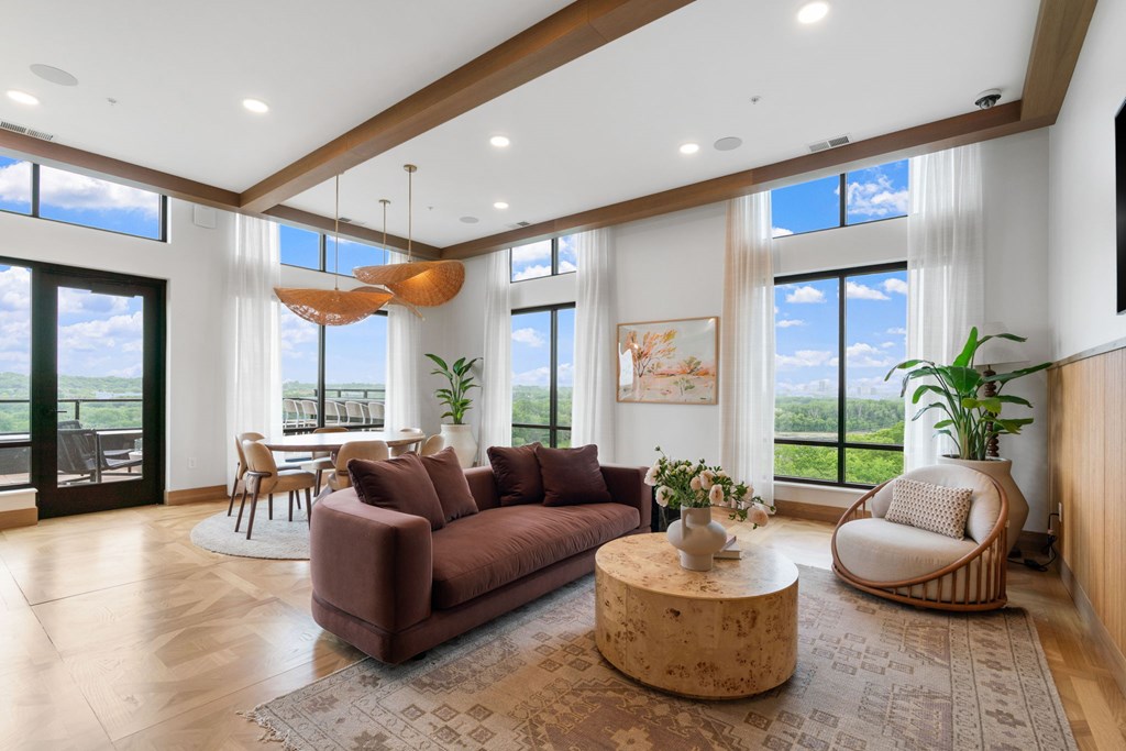 The Tea Room, a reservable community room at Lilia in Lilydale, MN 55118