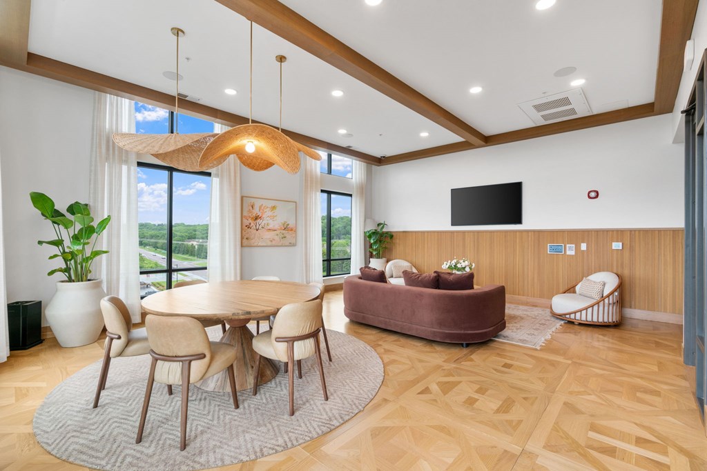 The Tea Room, a reservable community room at Lilia in Lilydale, MN 55118