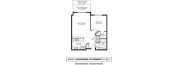 The Preserve at Commerce Apartments in Rogers, MN 1 Bedroom 1 Bath