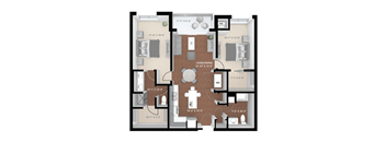 Anoka Floor Plan at Expo, Minnesota, 55414