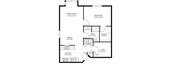 Heritage Place Apartments 55+ Community in Rogers, MN 1 Bedroom 1 Bathroom