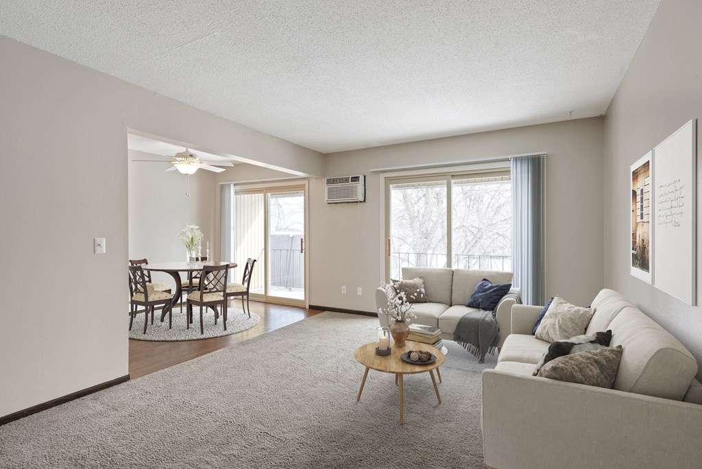 Living Room and Dining Room Living Room and Dining Room at Beach South at the Lake, Minnesota