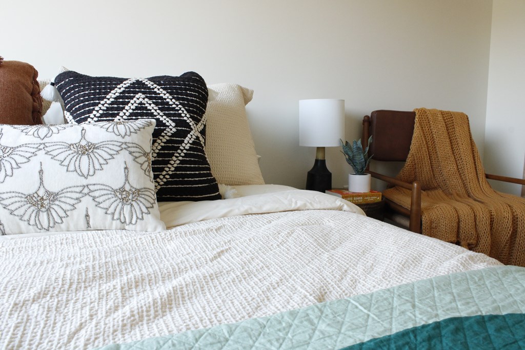 Comfortable Bedroom at Zelia on Seven, St Louis Park, Minnesota