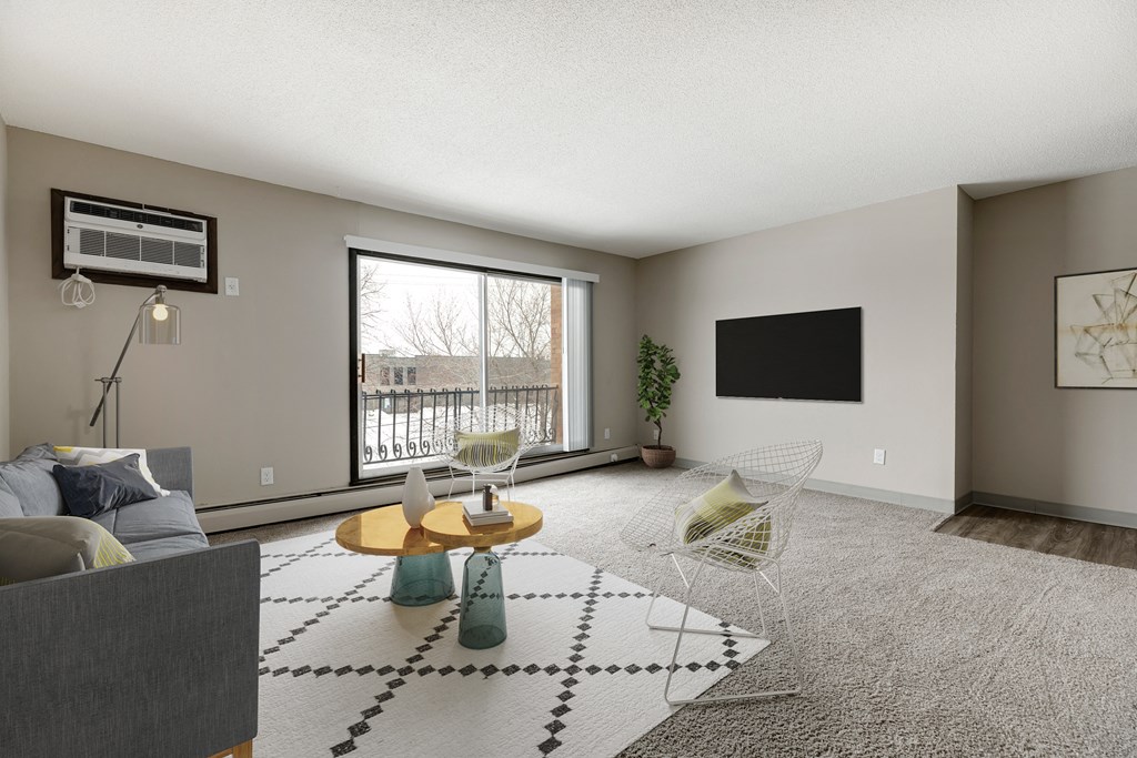 Living Room With TV at Garden Grove, New Brighton, 55112