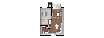 Brainerd Floor Plan at Expo, Minneapolis, MN 55414