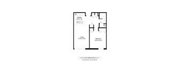 Chiffon Floor Plan at The Cosmopolitan, Minnesota, 55101