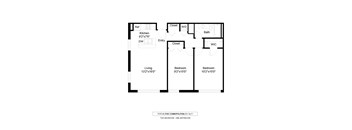 Poplin Floor Plan at The Cosmopolitan, Minnesota, 55101