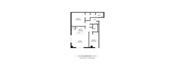 Tweed Floor Plan at The Cosmopolitan, Minnesota, 55101