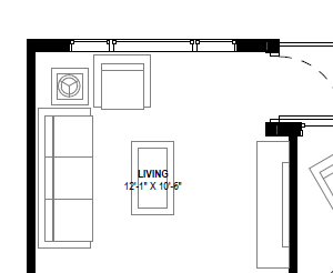 Canvas Floor Plan Canvas Floor Plan 960 Sq.Ft. at Galante at Parkside, Apple Valley, Minnesota