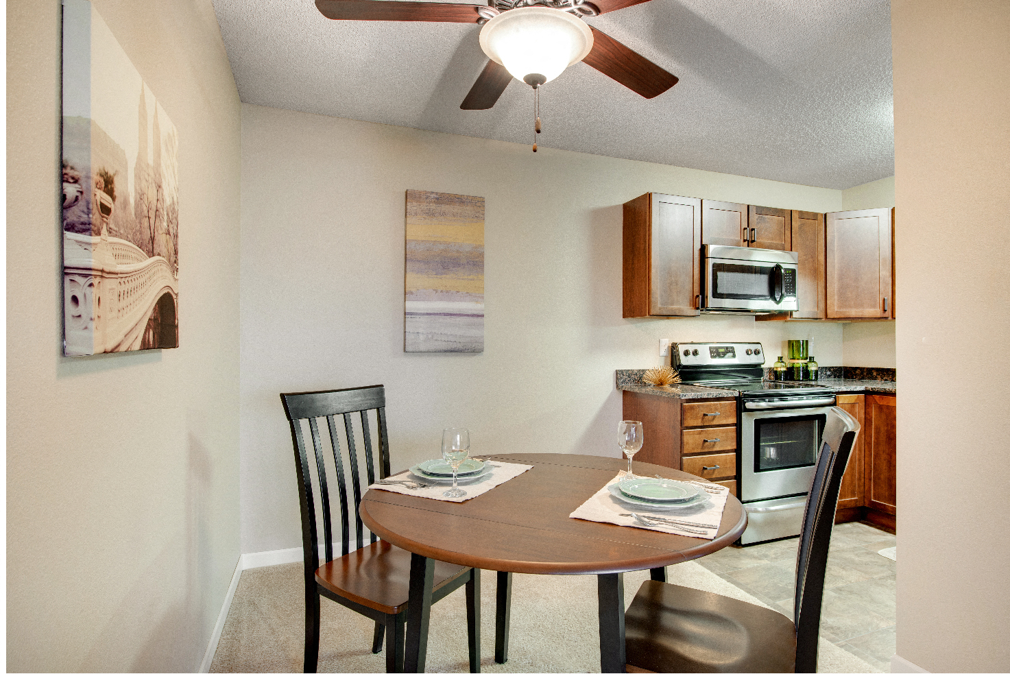 Dining Area at Cedars Lakeside, Little Canada, MN, 55117