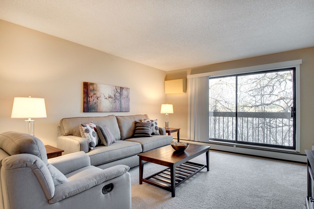 Modern Living Room at Cedars Lakeside, Minnesota