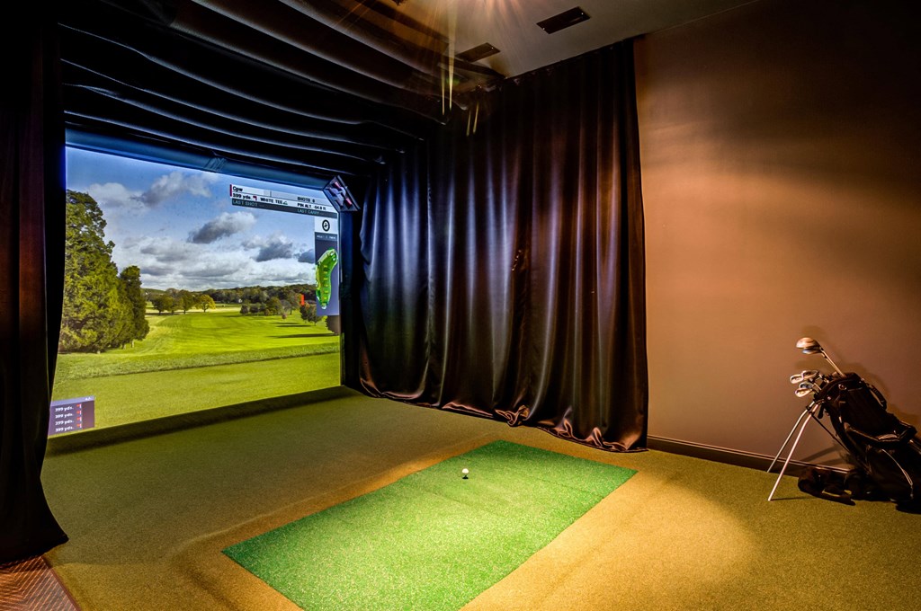 Golf and Sports Simulator Amenity at Central Park West, St. Louis Park, 55416
