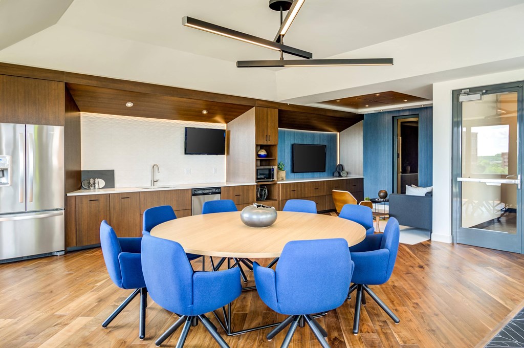 Dining area at Central Park West, St. Louis Park