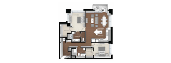 the layout of this apartment is very interesting at Expo, Minnesota 