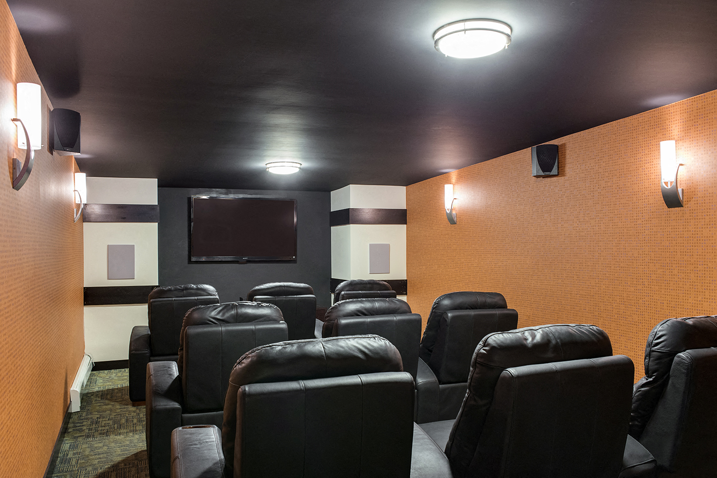 Movie Theater Room at Axon Green, Minnesota, 55416