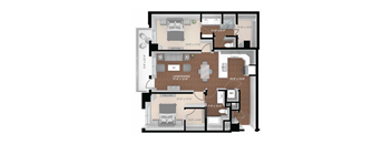 Cordova Floor Plan at Expo, Minnesota, 55414