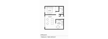 the floor plan of driftwood a