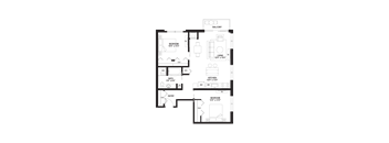 C3 Floor Plan at The Ellory Apartments, Minnesota, 55401