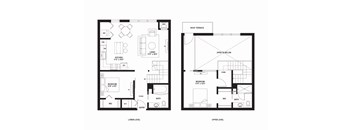 CCL3 Floor Plan at The Ellory Apartments, Minneapolis, Minnesota
