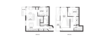 CCL5 Floor Plan at The Ellory Apartments, Minnesota