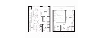 CCL6 Floor Plan at The Ellory Apartments, Minnesota, 55401