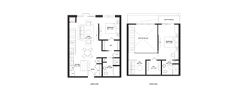 CCL6 Floor Plan at The Ellory Apartments, Minnesota, 55401