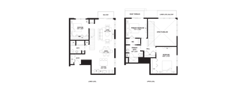 DL1 Floor Plan at The Ellory Apartments, Minneapolis, MN
