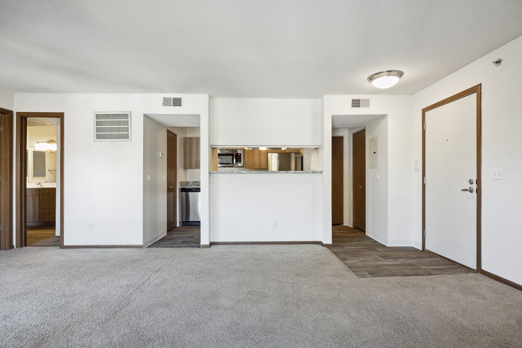 Living Room and Kitchen at Eden Commons, Minnesota