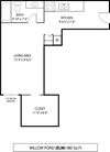 Willow Pond Apartment in Burnsville, MN Studio
