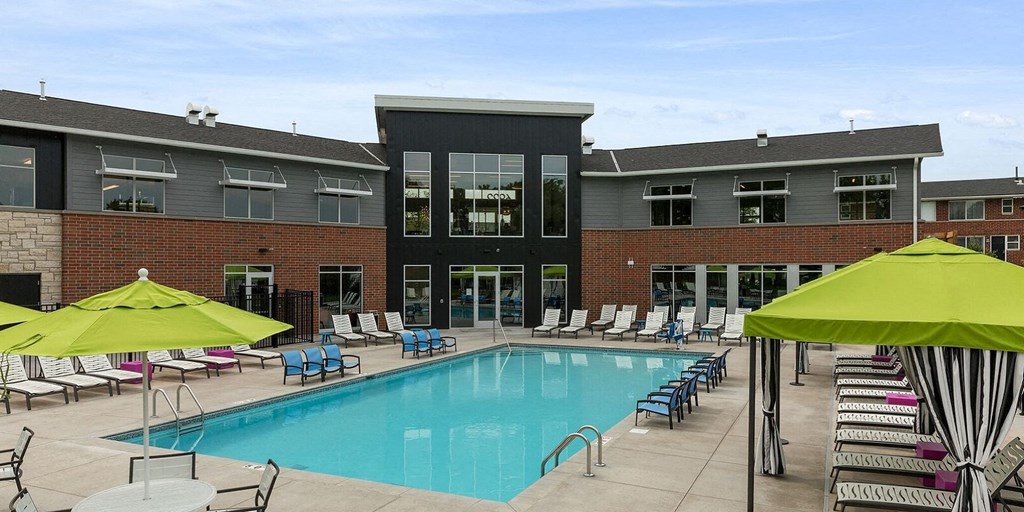 View of Outdoor Pool at Era on Excelsior, Minnesota, 55426