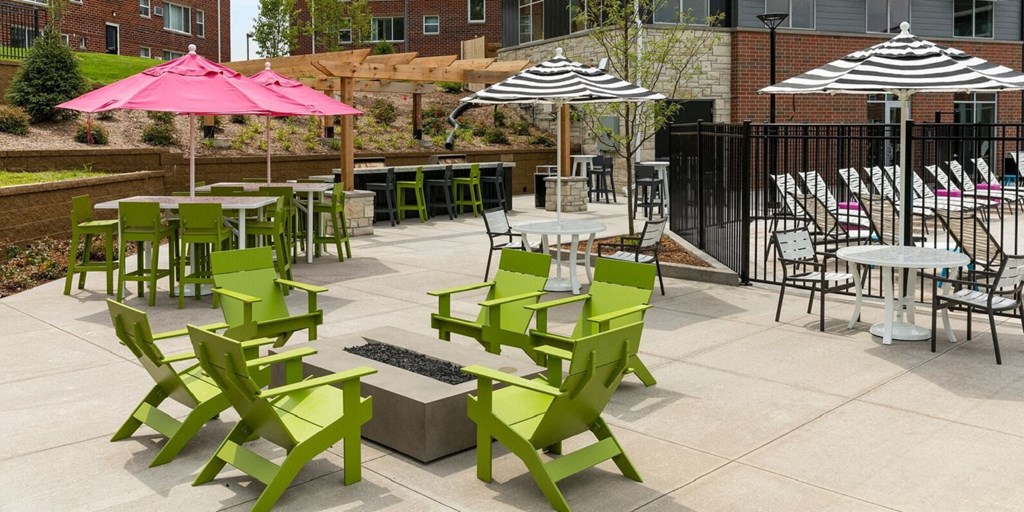 View of Firepit at Era on Excelsior, St. Louis Park, MN, 55426