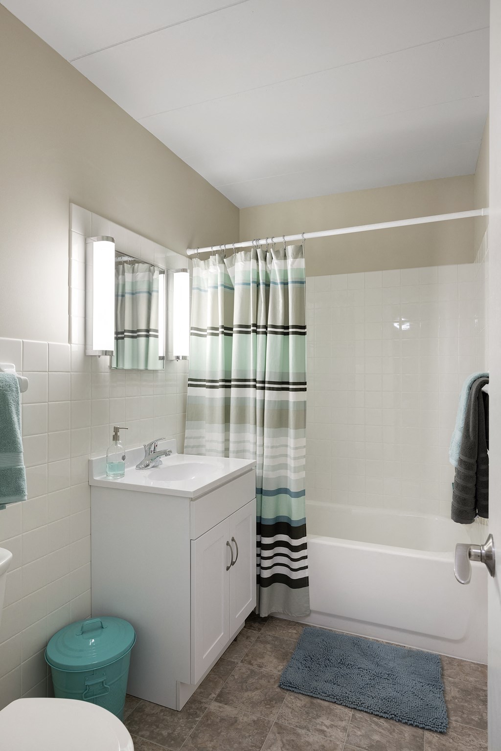 A bathroom at Era on Excelsior at Era on Excelsior, St. Louis Park, MN