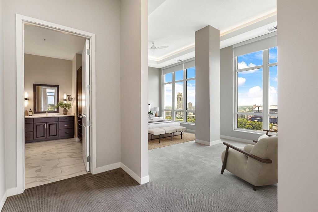 Bedroom With Bathroom at Expo, Minneapolis, Minnesota