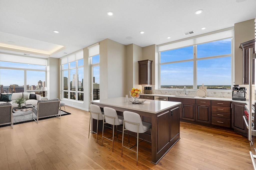 Living area Interior at Expo, Minneapolis, MN