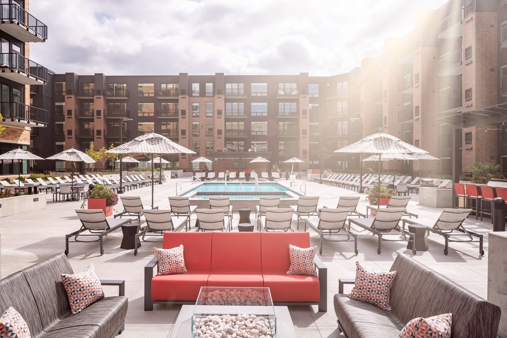 Outdoor Lounge at Expo, Minneapolis, MN, 55414