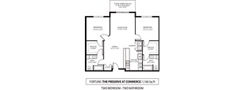 The Preserve at Commerce Apartments in Rogers, MN 2 Bedroom 2 Bath