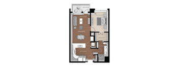 Fulton Floor plan at Expo, Minneapolis, MN