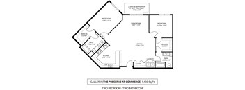 The Preserve at Commerce Apartments in Rogers, MN 2 Bedroom 2 Bath