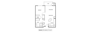 The Gables at Park Pointe Apartments in St. Louis Park, MN 1 Bedroom 1 Bath