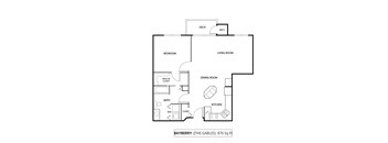 The Gables at Park Pointe Apartments in St. Louis Park, MN 1 Bedroom 1 Bath