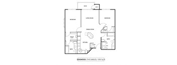 The Gables at Park Pointe Apartments in St. Louis Park, MN 2 Bedroom 2 Bath