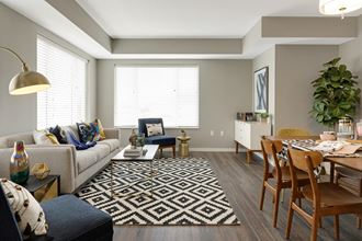 Modern Living Room at Galante at Parkside, Apple Valley, MN
