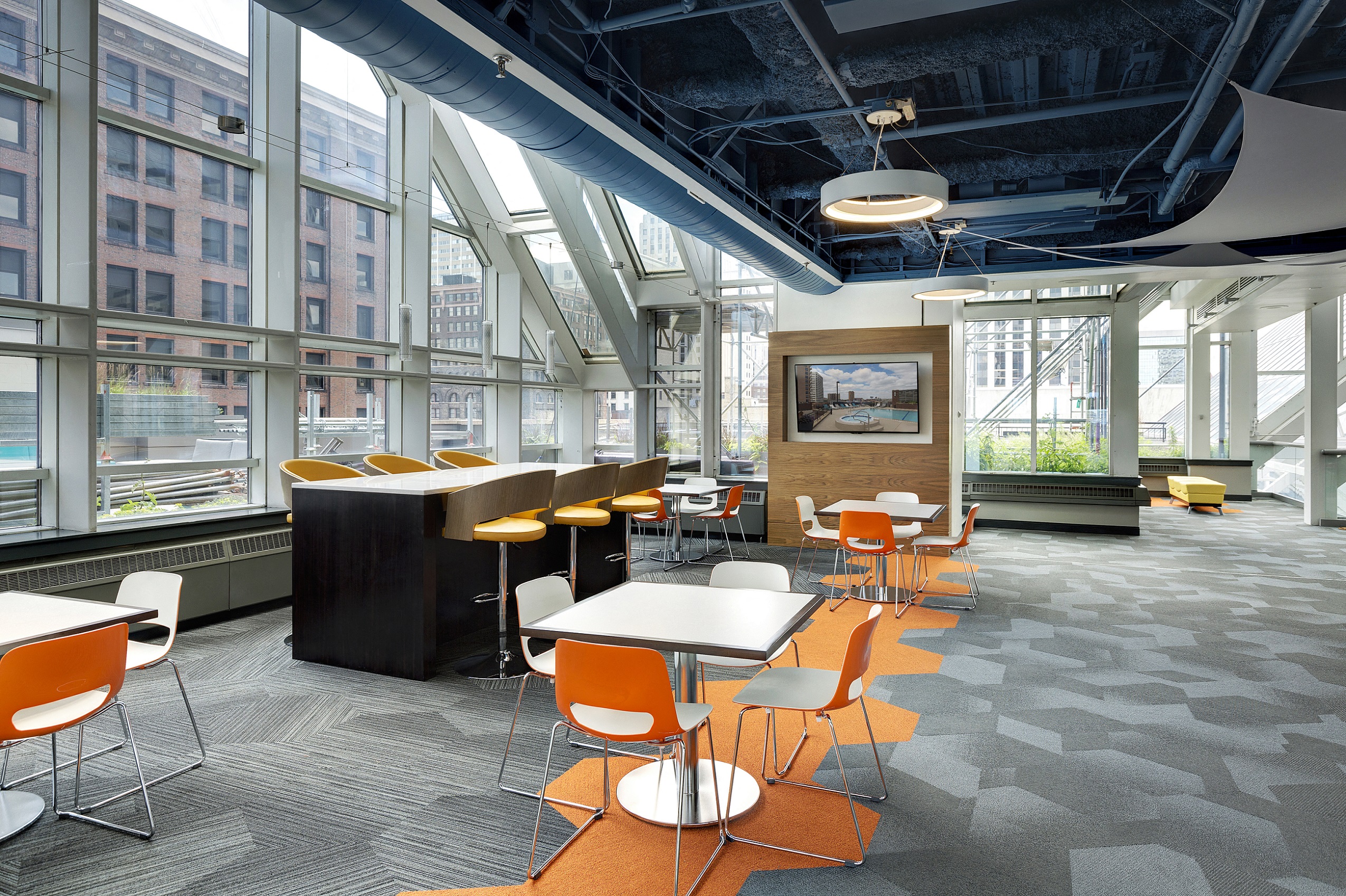 Galtier Towers Clubhouse interior at Galtier Towers Apartments, St. Paul, MN
