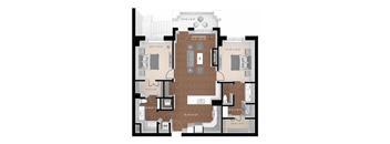 Guttenberg Floor Plan at Expo, Minneapolis, MN 55414