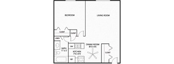 1 Bedroom 1 Bath Apartment at Hamline Terrace, Minnesota, 55113